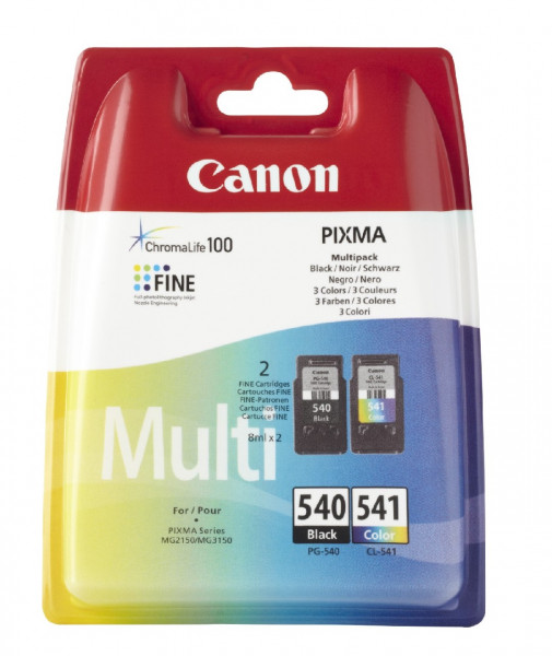 Canon PG-540/CL-541 Multipack 2er-Tinte (BK/C/M/Y)