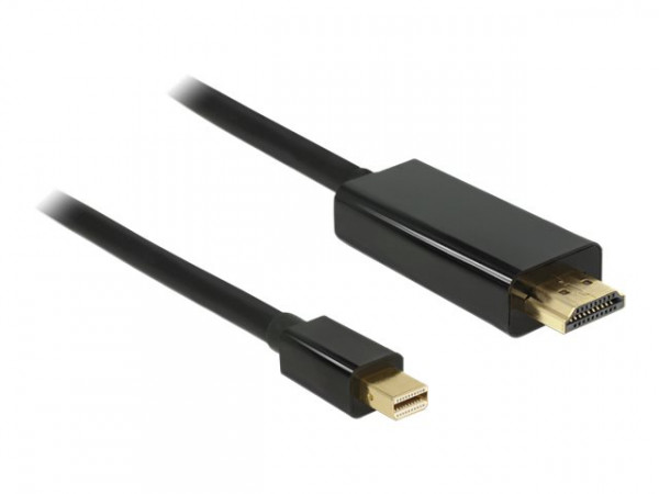 Monitorkabel Mini Displayport zu HDMI, 2,0m schwarz