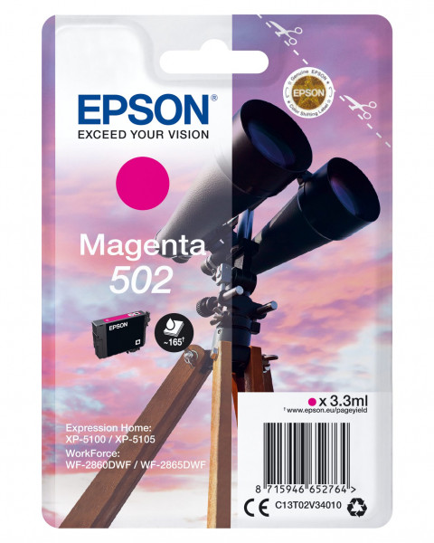 Epson 502 Magenta 3,3 ml