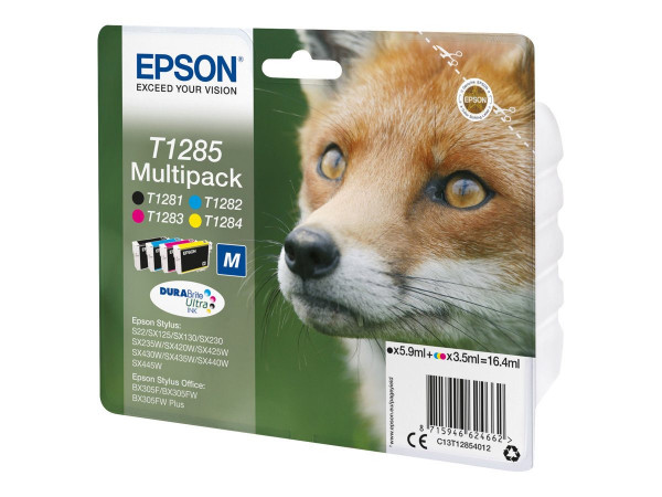 Epson T1285 Multipack 4er-Tinte (BK/C/M/Y)