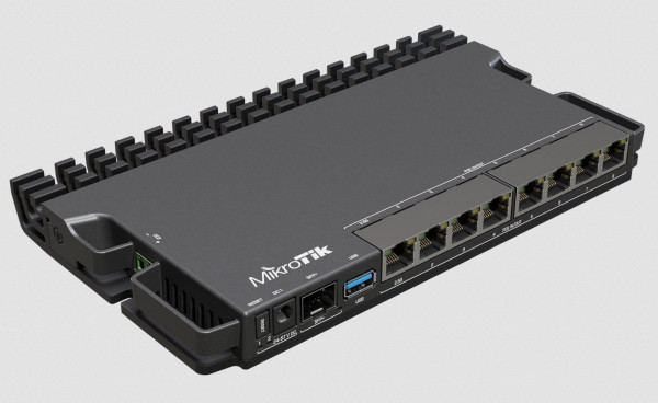 MikroTik RB5009UPr+S+IN - 8x GbE,1x 2,5GbE 1x SFP+ (8x PoE+ in/out 130W)