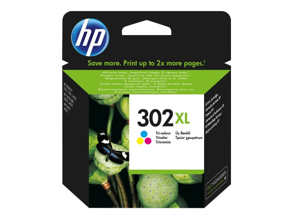 HP 302XL Multipack 3er-Tinte (C/M/Y)
