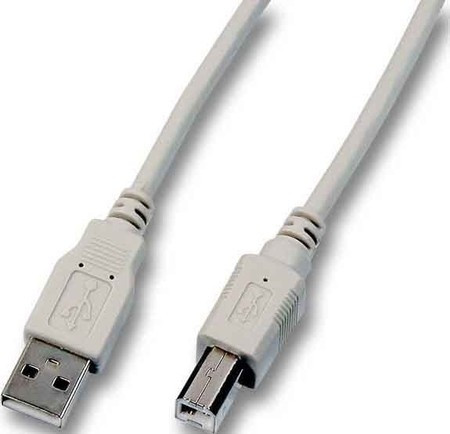 USB Kabel S/S A->B 3,0m grau USB2.0