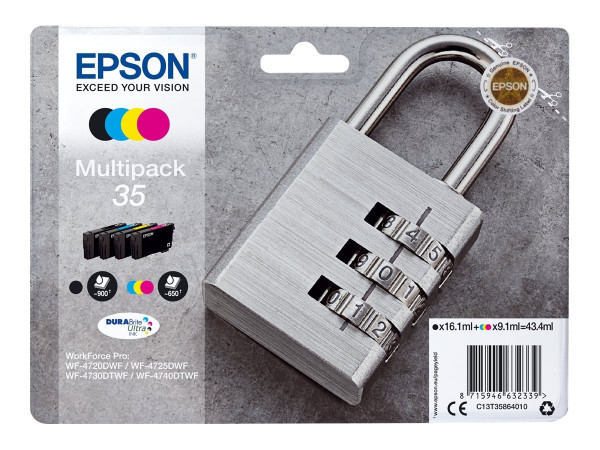 Epson 35 Multipack - 4er-Tinte (BK/C/M/Y)