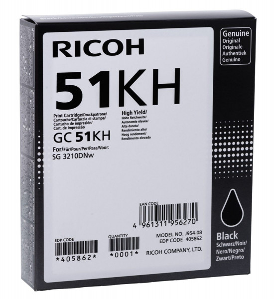 Ricoh SG3210DNw Gel Schwarz HY ca. 2.900 Seiten nach ISO 24711