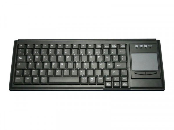 Active Key AK-4400-GP-B/GE - Soft-Druckpunkt - Touchpad - schwarz - deutsch