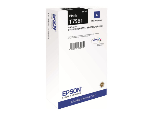 Epson T7561 Tinte Schwarz