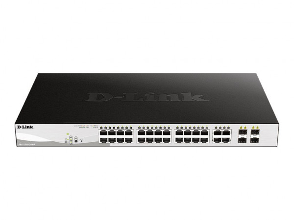 D-Link Web Smart DGS-1210-28MP/E - Switch 4x SFP (24x PoE+ 370W)