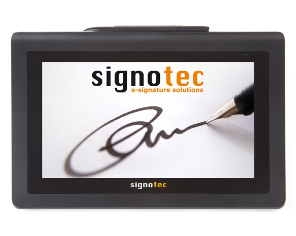 Signotec LCD Unterschriften Pad Delta - 10,1" - mit WinUSB mit 2,7 Meter Kabel - ERT-Sensor