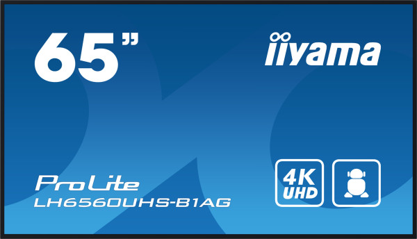 iiyama LH6560UHS-B1AG Inklusive Wandmontage-Kit