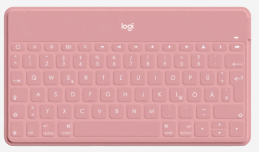 Logitech Wireless Keys-To-Go Blush Pink DE