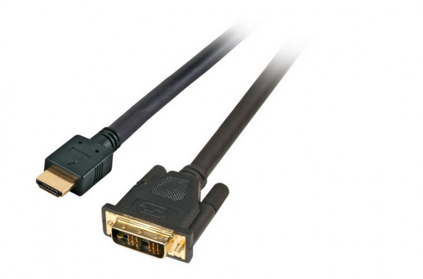 Monitorkabel HDMI -> DVI 24+1 S/S 3,0m schwarz