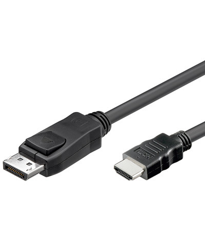 Monitorkabel DisplayPort -> HDMI S/S 2,0m schwarz 30Hz V 1.2