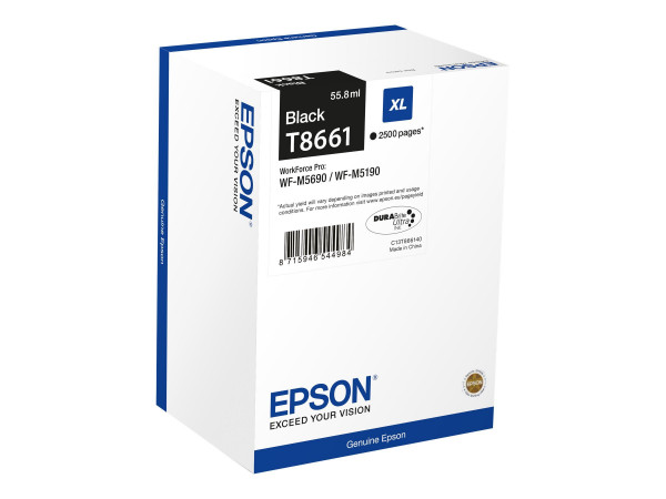 Epson T8661 Tinte Schwarz