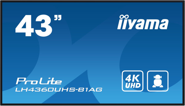 iiyama LH4360UHS-B1AG Inklusive Wandmontage-Kit